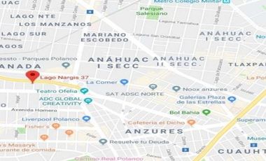 Venta de Departamento en Remate, cerca de Plaza Antara y Carso, Col. Granada, Miguel Hidalgo, CDMX