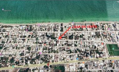 Casa en venta en el puerto de Chelem