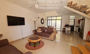 Casa en renta en Seaport en Puerto Vallarta coto residencial familiar con alberca