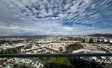 RENTA - Santa Fe Juriquilla, Penthouse con amenidades, terraza, 3 recámaras