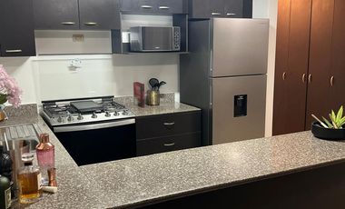 Departamento Amoblado en Alquiler en los Ceibos, 2 Habitaciones, 3 Baños, Garaje, Norte de Guayaquil.