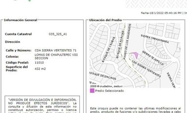 REMATO CASA EN LOMAS DE CHAPULTEPEC, SIERRA VETIENTES, LOMAS DE CHAPULTEPEC, MIGUEL HIDALGO, CDMX