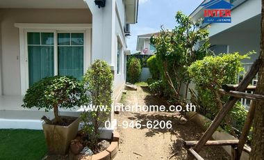 2-storey detached house, 50 sq m., Villaggio Bangna Village, ABAC University, Theparat Road, 200 Years Rattanakosin Road, Bang Bo, Samut Prakan