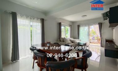 2-storey detached house, 50 sq m., Villaggio Bangna Village, ABAC University, Theparat Road, 200 Years Rattanakosin Road, Bang Bo, Samut Prakan