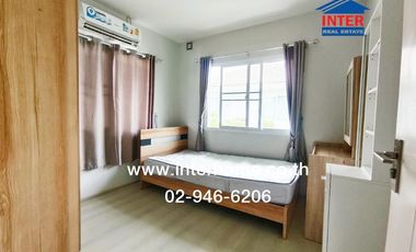 2-storey detached house, 50 sq m., Villaggio Bangna Village, ABAC University, Theparat Road, 200 Years Rattanakosin Road, Bang Bo, Samut Prakan