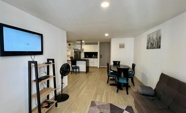 Apto Amoblado fresco y amplio 2 BDR 2 BATH en emblamatica edificacion junto a los centros comerciales