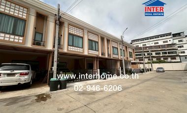 2-storey townhouse, 18.3 sq m, Ratio Home Village, Westgate, Soi Wat Kongkha, Kanchanaphisek Road, Bang Yai, Nonthaburi