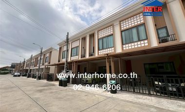 2-storey townhouse, 18.3 sq m, Ratio Home Village, Westgate, Soi Wat Kongkha, Kanchanaphisek Road, Bang Yai, Nonthaburi