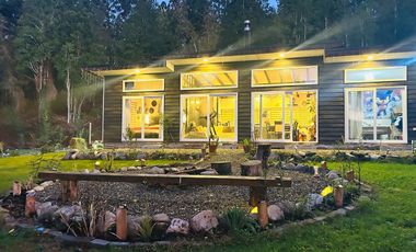 Parcela con Casa y Cabaña Sector Piedra Blanca $ 140.000.000.-