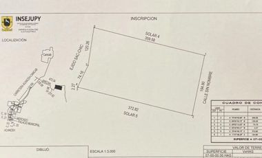 Venta de terreno de 70,000 m2 en Seye Yucatán