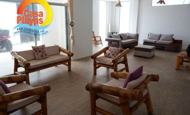 Casa Playas con Piscina de Venta en Villamil, Via a Data Km 6, a Pasos del Mar