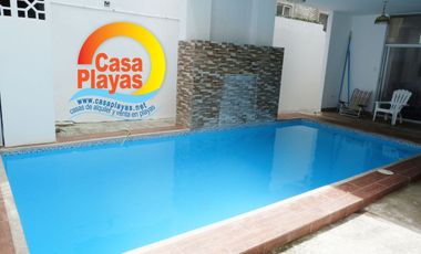 Casa Playas con Piscina de Venta en Villamil, Via a Data Km 6, a Pasos del Mar