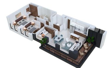 DEPARTAMENTOS EN VENTA TORRE CERCANA A NUEVA CARRETERA A SAN PEDRO