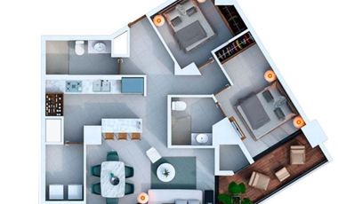 DEPARTAMENTOS EN VENTA TORRE CERCANA A NUEVA CARRETERA A SAN PEDRO
