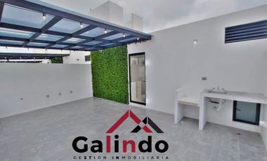 PRE VENTA DE CASA CON FINOS ACABADOS, 3 RECAMARAS, CISTERNA, DOBLE COCHERA, FRACC EL QUETZAL