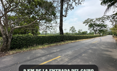 Terreno en la vereda el Cairo, sector de alta valorización