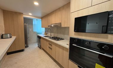 Lindo departamento remodelado  y semiamueblado en Polanco