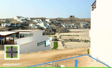 LOTE SEGUNDA FILA EN ESQUINA - CONDOMINIO PLAYA HONDA