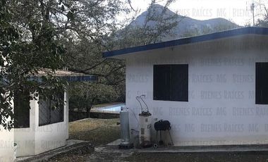 Quinta Campestre (NO EJIDAL) en VENTA ubicada en el camino a Cola de Caballo, en La Cieneguilla, Santiago, N.L.