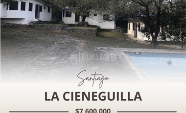 Quinta Campestre (NO EJIDAL) en VENTA ubicada en el camino a Cola de Caballo, en La Cieneguilla, Santiago, N.L.