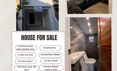 🏡 Newly Renovated 3-Storey House for Sale with Parking – Deca Homes Mandaue Prime, Cebu
