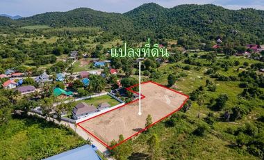 ขายที่ดินหัวหิน ใกล้สนามกอล์ฟแบ็คเม้าเท่น ขนาดที่ดินเริ่มต้น 81.4 ตรว ราคา 750,000 บาท