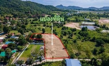 ขายที่ดินหัวหิน ใกล้สนามกอล์ฟแบ็คเม้าเท่น ขนาดที่ดินเริ่มต้น 81.4 ตรว ราคา 750,000 บาท