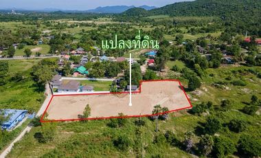 ขายที่ดินหัวหิน ใกล้สนามกอล์ฟแบ็คเม้าเท่น ขนาดที่ดินเริ่มต้น 81.4 ตรว ราคา 750,000 บาท