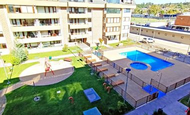 En arriendo departamento amueblado, colo colo playa Villarrica