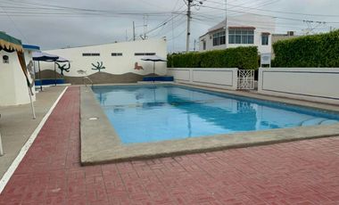 URBANIZACION SOLIMAR, SALINAS VIA PUNTA CARNERO VENDO BONITA VILLA DE UNA PLANTA, DOS DORMITORIOS, CLUB SOCIAL. OPORTUNIDAD