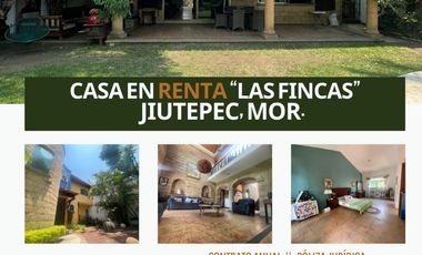 CASA EN RENTA JIUTEPEC