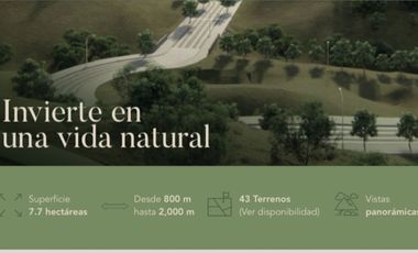 TERRENOS EN VENTA EN LAS CAÑADAS