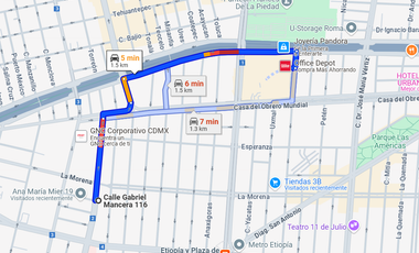 Departamento en Venta del Valle Norte Benito Juárez CDMX