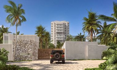 Villa con alberca privada, Club de playa, en venta, San Benito, Yucatán