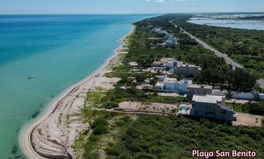 Villa con alberca privada, Club de playa, en venta, San Benito, Yucatán
