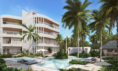 Villa con alberca privada, Club de playa, en venta, San Benito, Yucatán