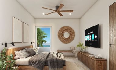 Villa con alberca privada, Club de playa, en venta, San Benito, Yucatán