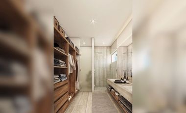 Villa con alberca privada, Club de playa, en venta, San Benito, Yucatán