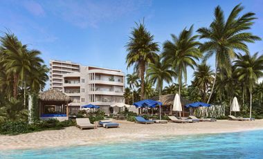 Villa con alberca privada, Club de playa, en venta, San Benito, Yucatán