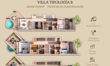 Departamento en venta en Telchac Puerto