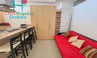 Funcional y acogedor, con balcón y acceso a club de playa en la mejor zona de Acapulco