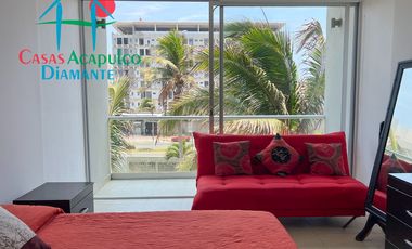 Funcional y acogedor, con balcón y acceso a club de playa en la mejor zona de Acapulco