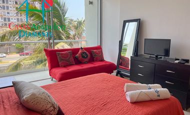 Funcional y acogedor, con balcón y acceso a club de playa en la mejor zona de Acapulco