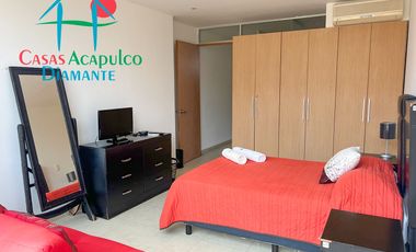 Funcional y acogedor, con balcón y acceso a club de playa en la mejor zona de Acapulco