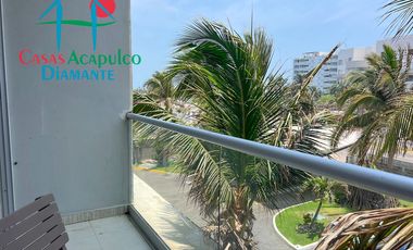 Funcional y acogedor, con balcón y acceso a club de playa en la mejor zona de Acapulco
