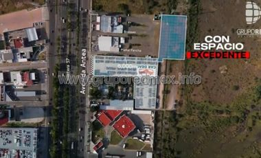 Terreno comercial y de servicios en renta frente a Antea, Av. 5 de Febrero, Queretaro