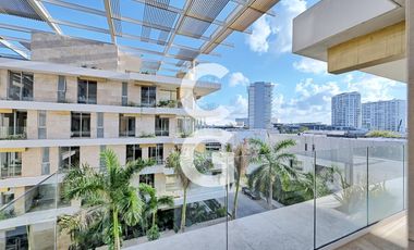 Departamento en Renta en Cancún en Alba Puerto Cancún con Vista al Mar Caribe