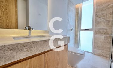 Departamento en Renta en Cancún en Alba Puerto Cancún con Vista al Mar Caribe