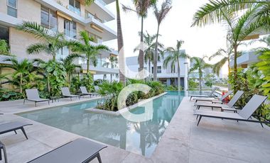 Departamento en Renta en Cancún en Alba Puerto Cancún con Vista al Mar Caribe