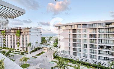Departamento en Renta en Cancún en Alba Puerto Cancún con Vista al Mar Caribe